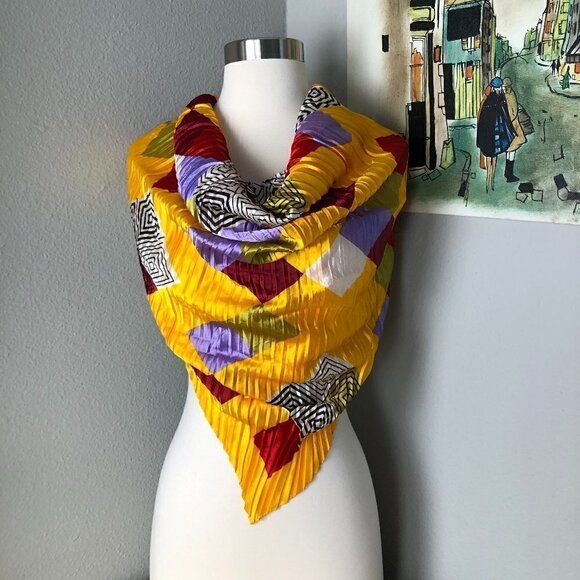Vintage Accessories - Vintage Exclusive Design Scarf - 1970 - 80's